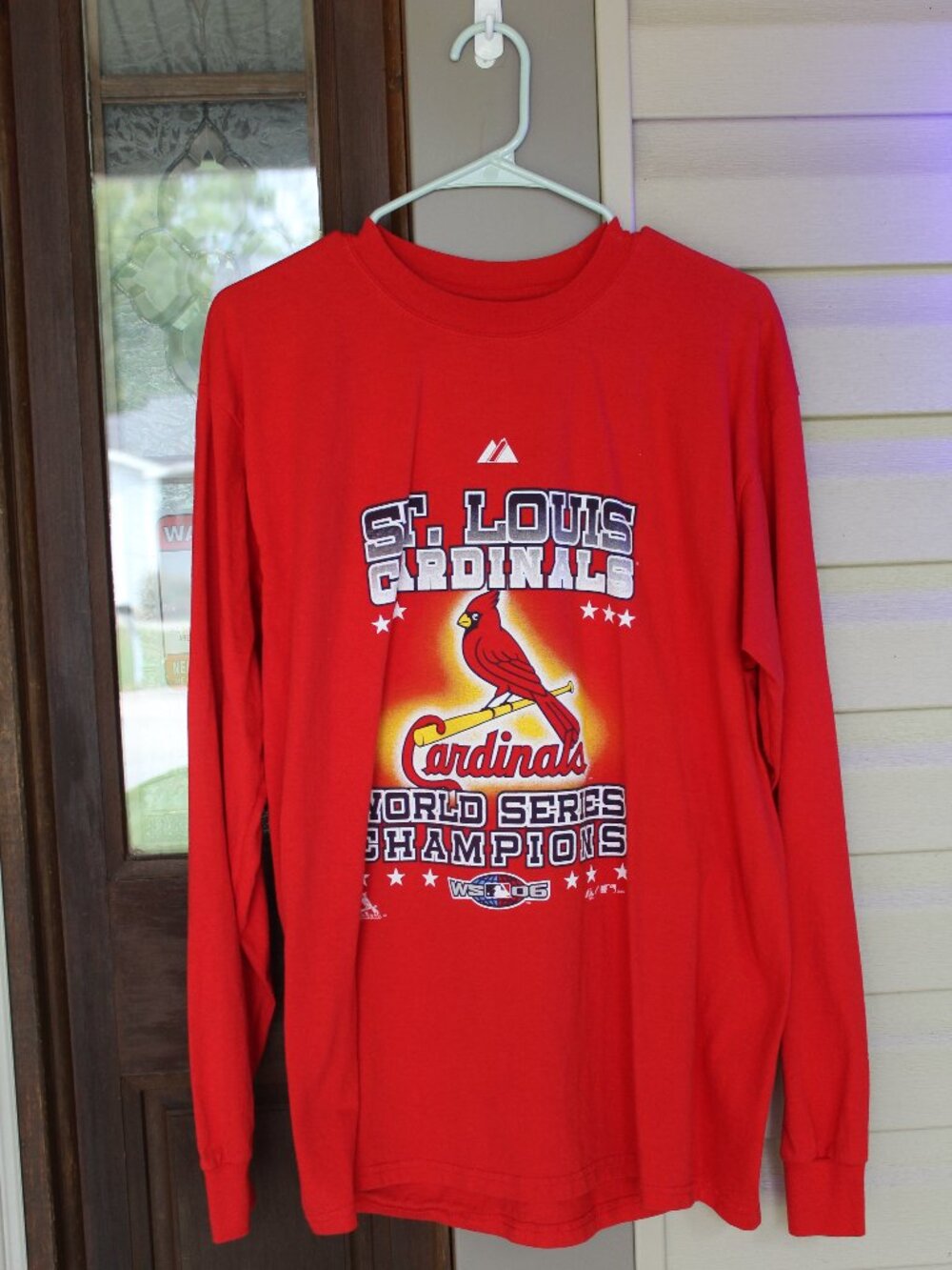 2006 WORLD SERIES ST. LOUIS CARDINALS SIZE LARGE T-SHIRT